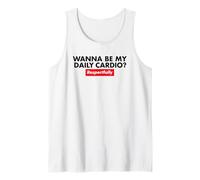 Quiero ser mi Cardio respetuosamente Camiseta sin Mangas