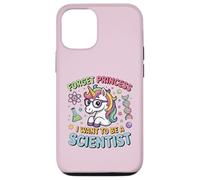 Quiero ser un científico Unicorn Girl Empoderamiento Carcasa para iPhone 12/12 Pro