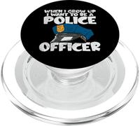 Quiero ser un Oficial de policía Blue Line Future Cop PopSockets PopGrip para MagSafe