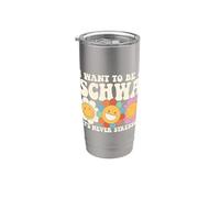 Quiero ser un profesor de inglés Schwa ELA Life Grammar Police Vaso térmico de acero inoxidable de doble pared