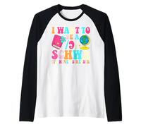 Quiero ser un Schwa, Nunca está Estresado Camiseta Manga Raglan
