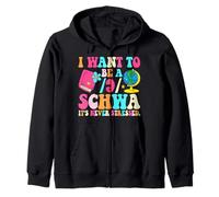 Quiero ser un Schwa, Nunca está Estresado Sudadera con Capucha