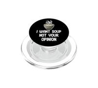 Quiero Sopa, no tu opinión, Crema de champiñones PopSockets PopGrip para MagSafe