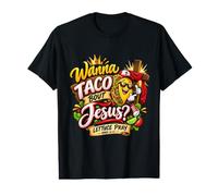 Quiero Taco Bout Jesús Christian Cinco de Mayo Dicho Divertido Camiseta gráfica económica