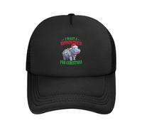 Quiero Un Hipopótamo para Navidad. Unisex Gorras Hip Hop Resistente Gorra Trucker Ajustable Snapback Cap para Running Aire Libre Golf