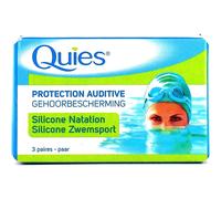 Quies Tapones para los oídos de silicona Prot Aud Maxi Sili3Paire Paquete 3 unidades