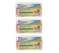 Quies - Protección auditiva de espuma - 35dB - Pack de 3 x 3