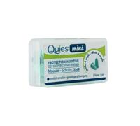 Quies Protección auditiva de espuma mini, 3 pares