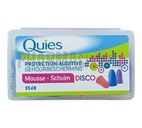 Quies Protector Auditivo Disco Foam caja de 6 unidades