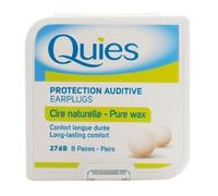 Quies Wax Ear Plugs - 8 pares por Quies