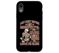 Quiet Before Disrespectful Leave Me Alone First - Carcasa para iPhone XR
