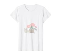 Quiet Bloom Cat - Gato detrás de una Flor en Maceta Camiseta