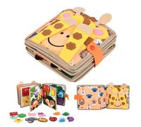 Quiet Book 2 años, libro silencioso de fieltro suave para educación temprana, habilidades motoras finas, juguete Montessori para niños a partir de 2, 3, 4, 5, 6 años, regalo para niños y niñas,