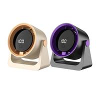 Quiet Desk Fan - 100 Speeds Clip On Angle Adjustable Quiet Pp+electronic