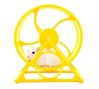 Quiet Hamster Wheel - Hamster Exercise Wheel For Cage Running | Silent Breathable with Stand | Hamsters Wheels Silent Bored Animals Daily Fitness For Small Medium Breeds Golden Bears Bunny
