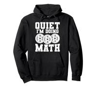 Quiet I'm Doing Math Powerlifting Geek Sudadera con Capucha