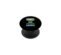 Quiet Is My Power Source Trabajadores remotos, Amantes de los Libros PopSockets PopGrip Adhesivo