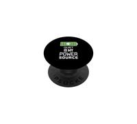 Quiet Is My Power Source Trabajadores remotos, Amantes de los Libros PopSockets PopGrip Adhesivo