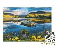 Quiet Lake Senior Puzzles 1000 Piezas Reciclado Mayores Puzzle Quiet Lake Educativo Game Props Family Gaming Time Educativo Game Gift