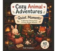 QUIET MOMENTS: A Relaxing Coloring Book Of Cozy Animal Moments