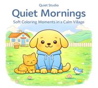 Quiet Mornings: Soft Coloring Moments in a Calm Village (Quiet Studio Coloring Series)