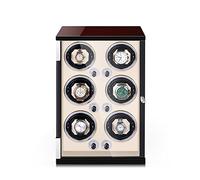 Quiet Motor Automatic Watch Winders For Automatic Watchs With Retractable Table Pillow And Premium Leather Exterior Open The Door To Stop The Rotation Fit Lady And Man Watches (Color : F, Size : 6+0