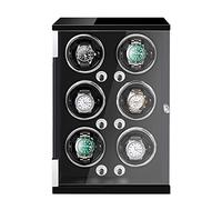 Quiet Motor Automatic Watch Winders For Automatic Watchs With Retractable Table Pillow And Premium Leather Exterior Open The Door To Stop The Rotation Fit Lady And Man Watches (Color : F, Size : 6+0