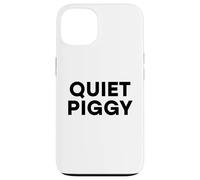 Quiet Piggy Funny President Cita Avión Bad Journalist USA Carcasa para iPhone 13