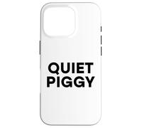 Quiet Piggy Funny President Cita Avión Bad Journalist USA Carcasa para iPhone 16 Pro