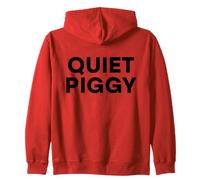 Quiet Piggy Funny President Cita Avión Bad Journalist USA Sudadera con Capucha