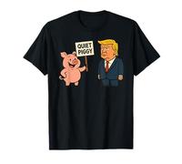 Quiet Piggy Funny Quote Pig Camiseta