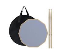 Quiet Practice Pads, portátil Drum Mute Set, 12 pulgadas Sound Mat with Noise Control Feature, Drum Training Pad with Soft Build, Music Accessory with Compact Design, Drumming Tool for Home and Travel