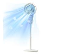 Quiet Standing Fan, Speed Air Circulator, Bedroom Cooling Appliance