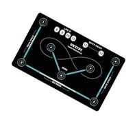 Quiet Stickhandling Pad, Non-Slip Agility Footwork Mat, For Indoor Outdoor All Ages Professionals Enthusiasts Beginners Athletes