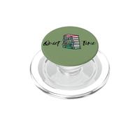 Quiet Time Pila de Libros Ilustración Libro Amante Regalo PopSockets PopGrip para MagSafe