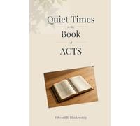Quiet Times in the Book of Acts