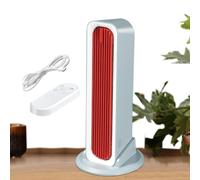 Quiet Tower Desk Fan - 3 Speed Bladeless Air Cooling System, Portable Personal Cooling Machine, Compact Desktop Ventilation Fan | Bedside Table Apartment Living Room Hot Weather Everyday Com