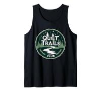 Quiet Trails Club Senderismo Lento Naturaleza Calma Camiseta sin Mangas