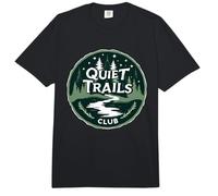 Quiet Trails Club Senderismo Lento Naturaleza Calma Comfort Colors Adult Heavyweight T-Shirt