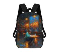 Quiet Words - Writing Moments in Expressive Impressionism Mochila Infantil, Mochila Escolar Impresa En 3D, Mochila Para Niños Y Niñas, Mochila Escolar Ajustable Para La Escuela Primaria 17inch