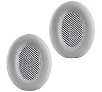 Quietcomfort 35 almohadillas de repuesto Quietcomfort 35 Auriculares Kit de almohadillas para orejas Muffs Piezas compatibles con auriculares Bluetooth inalámbricos Bose Quietcomfort 35 ii (Plata)