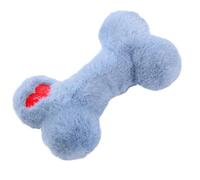 Quietschendes Haustierspielzeug - Plüsch-Stimmspielzeug für Hunde, Stimmspielzeug in Knochenform zum Spielen mit Welpen, Kaubeständiges, quietschendes Hundekauspielzeug für Kleine Welpen