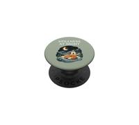 Quietud En La Noche Durmiendo Fox Acogedor Luna Calma Cottagecore PopSockets PopGrip Adhesivo