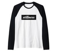 Quietud Minimalista Inspirador Camiseta Manga Raglan