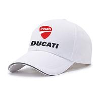 QUIFUN Gorras para Hombre DU.CA.Ti, Gorras de BéIsbol Suave y Confortable, Gorra de Running de Verano al Aire Libre-White||One Size
