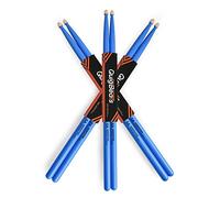 QuigBeats - Baquetas de batería de nogal americano 5A, baquetas para adultos y niños, 5 A, 3 pares, color azul