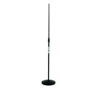 Quik Lok A/399 BK EU Microlite - Monopié para micrófono (rosa europea, recto, pie redondo), color negro