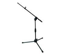 Quik Lok A/496 BK EU EU - Pie de micrófono con base de trípode y jirafa telescópica, color negro