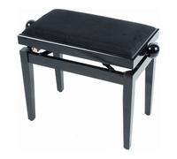 QUIK-LOK Banco De Músico Negro Asiento Acolchado Taburete De Madera