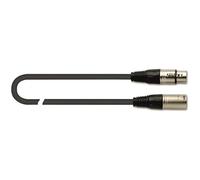 QUIK LOK - Cable XLR macho/hembra 20 m serie Strix para micrófono, conectores Cannon, color negro, MX/775-20